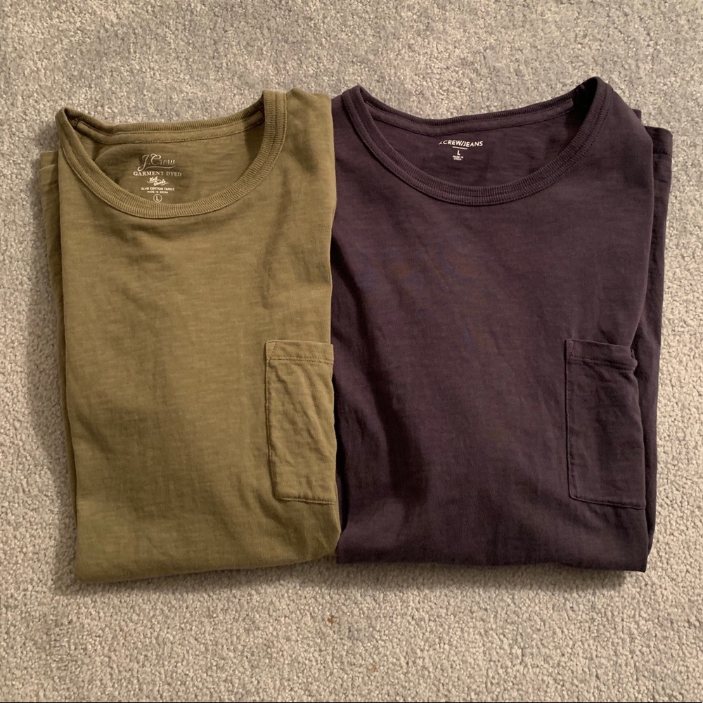 Men’s JCrew pocket T-shirts
